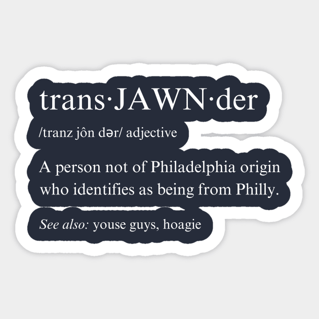 transJAWNder Sticker by Tee-Sharts